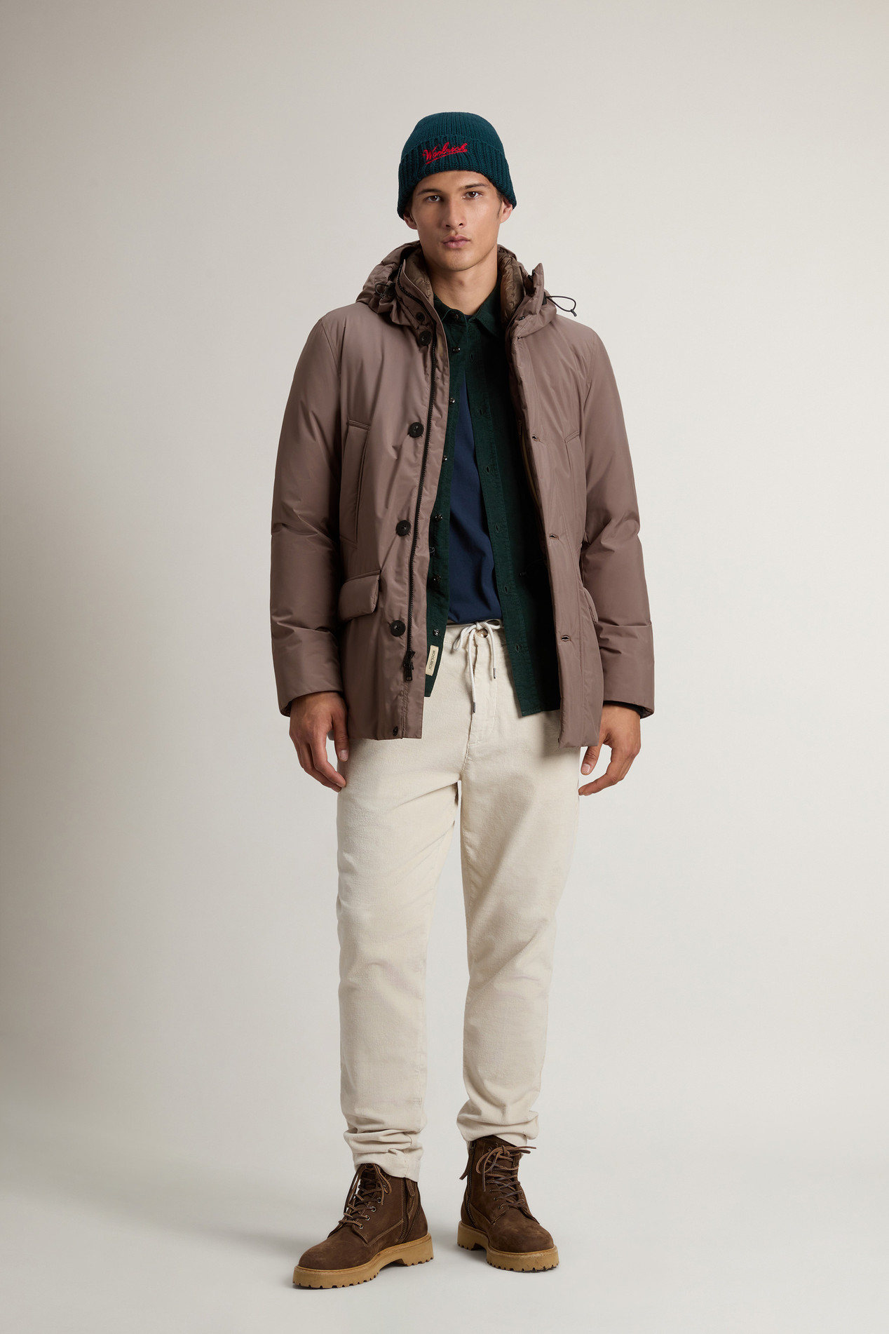 Cloud Arctic Parka with Hood Brown photo 2 | Woolrich