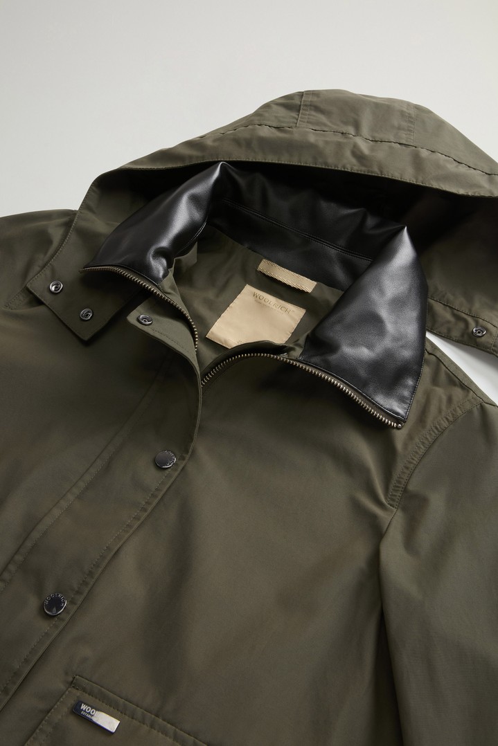 Dundee Jacket in Superwax Cotton Green photo 6 | Woolrich
