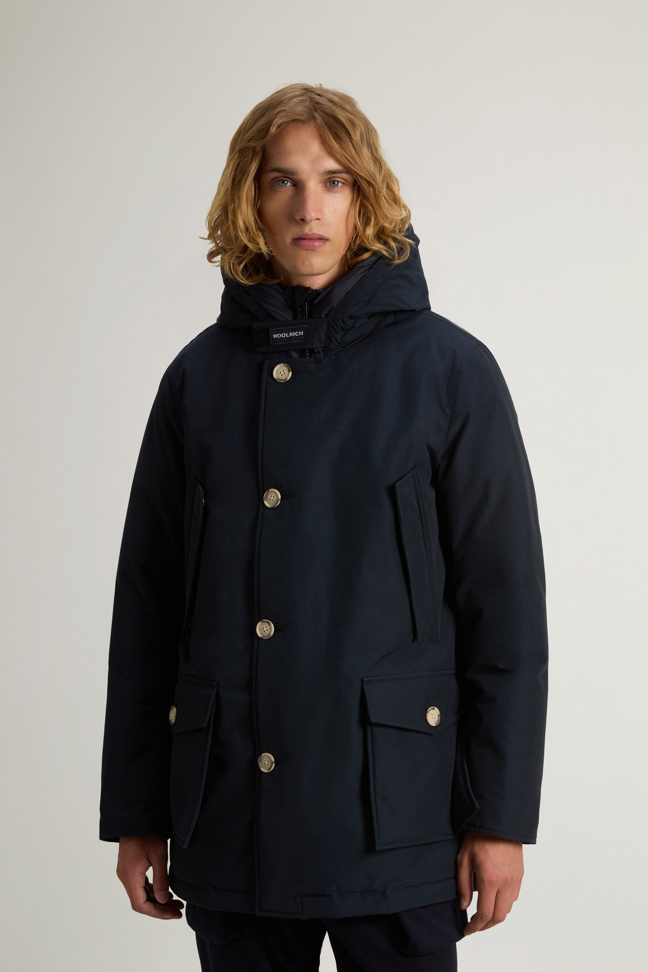 Arctic Parka in Ramar Cloth Blue photo 1 | Woolrich