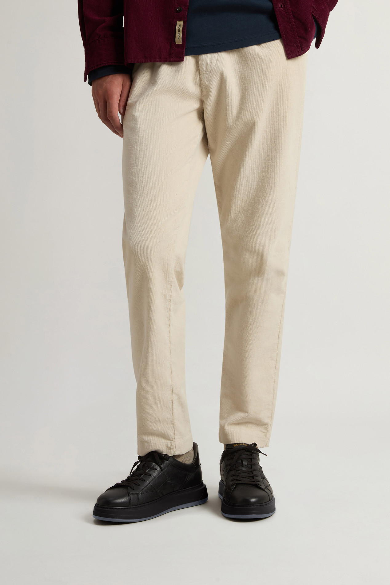 Arrow Sneakers in Leather Black photo 6 | Woolrich