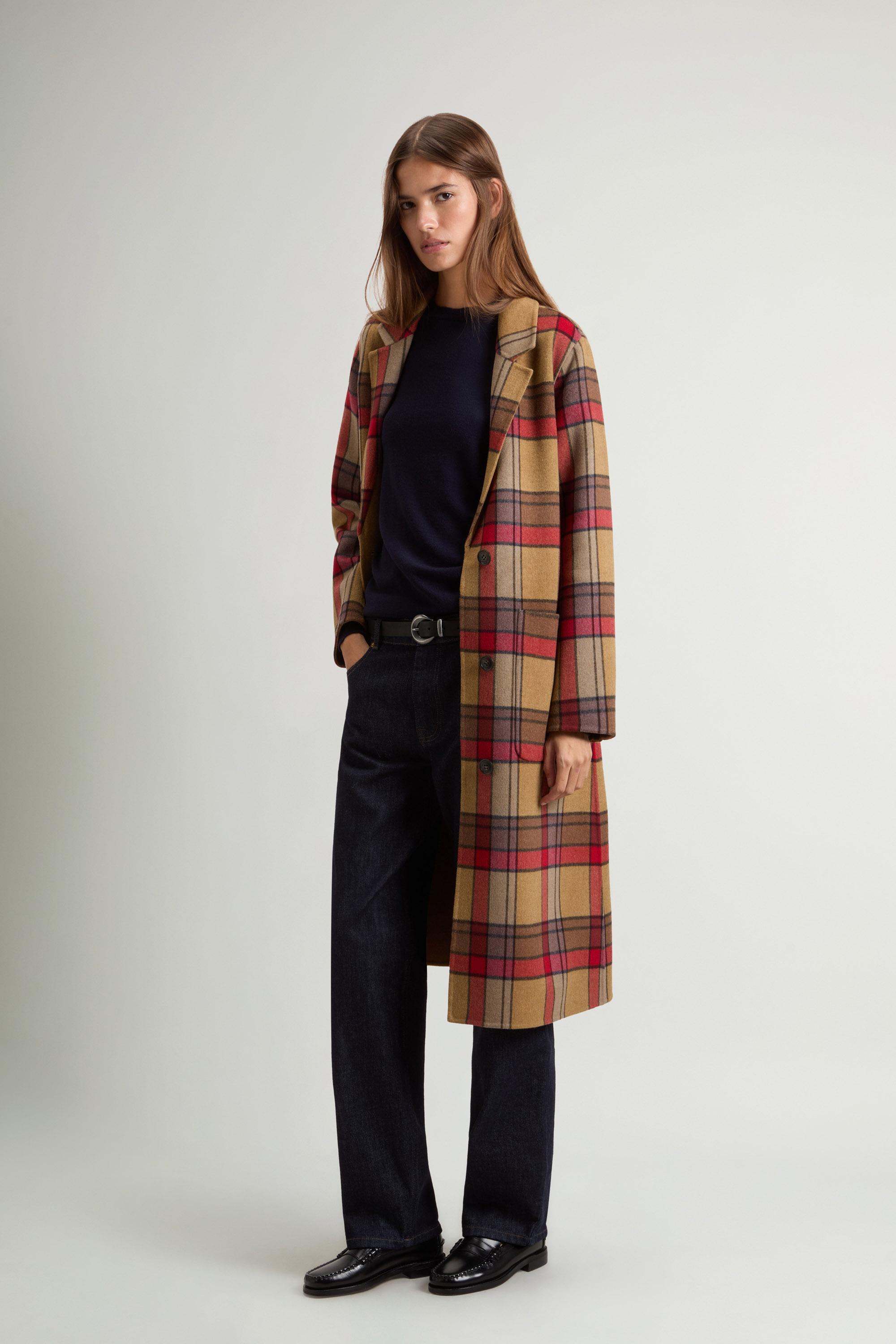Coat in Double-Face Pure Wool Red photo 1 | Woolrich