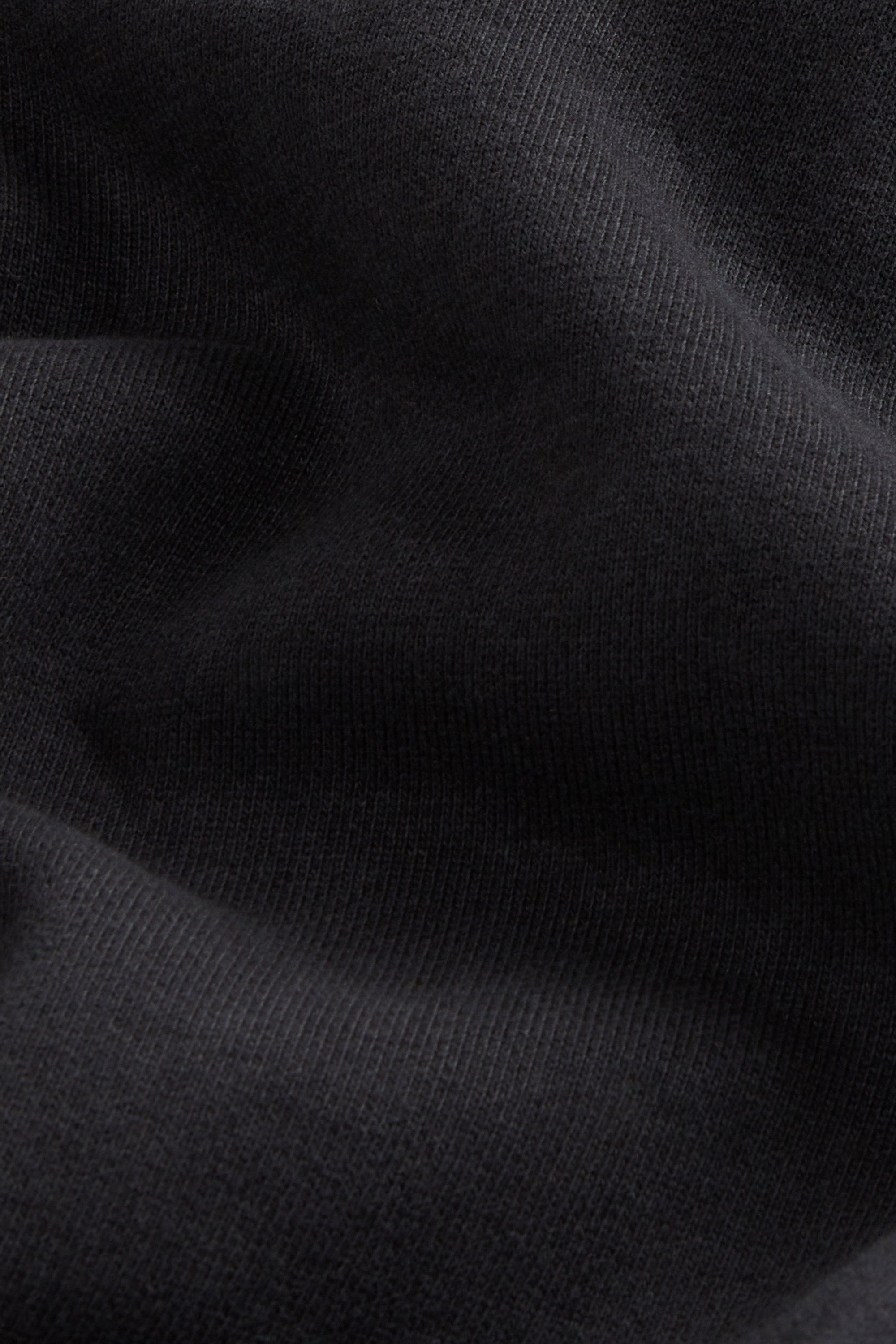 Teen Boys’ Garment-Dyed Pure Cotton Crewneck Sweatshirt with Rear Print Black photo 7 | Woolrich