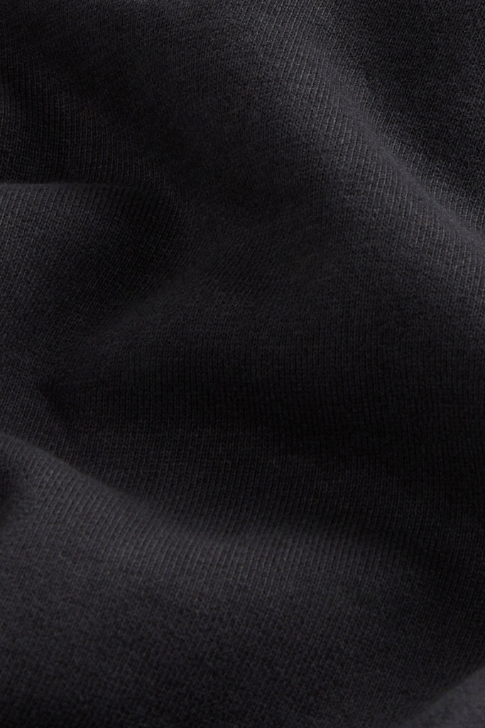 Teen Boys’ Garment-Dyed Pure Cotton Crewneck Sweatshirt with Rear Print Black photo 7 | Woolrich