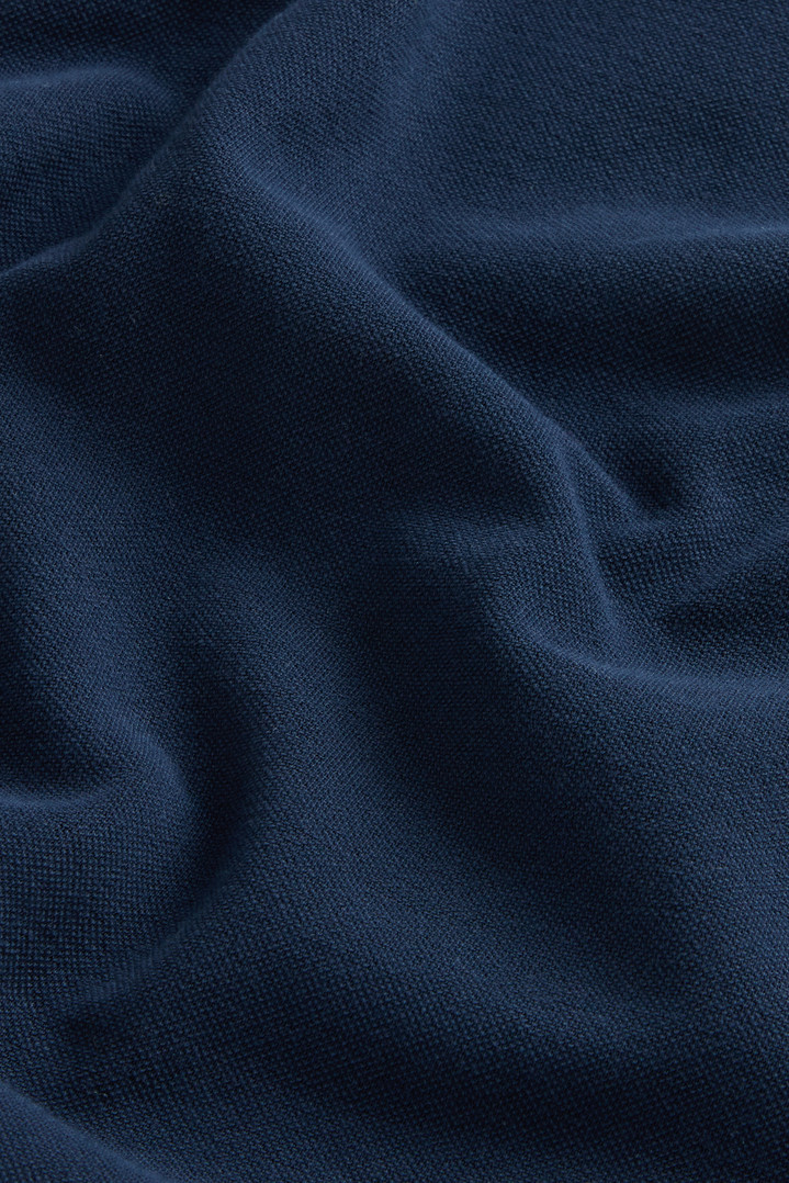 ICE COTTON POLO Blue photo 8 | Woolrich