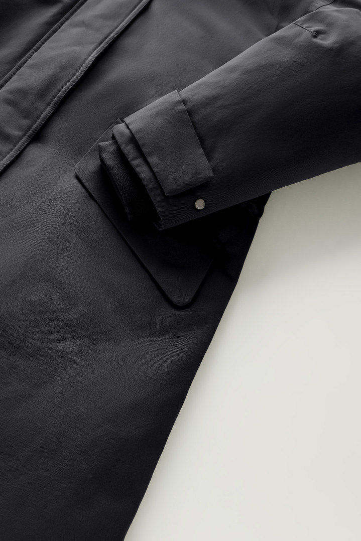 Long Parka in Brushed Ramar Cloth Black photo 5 | Woolrich