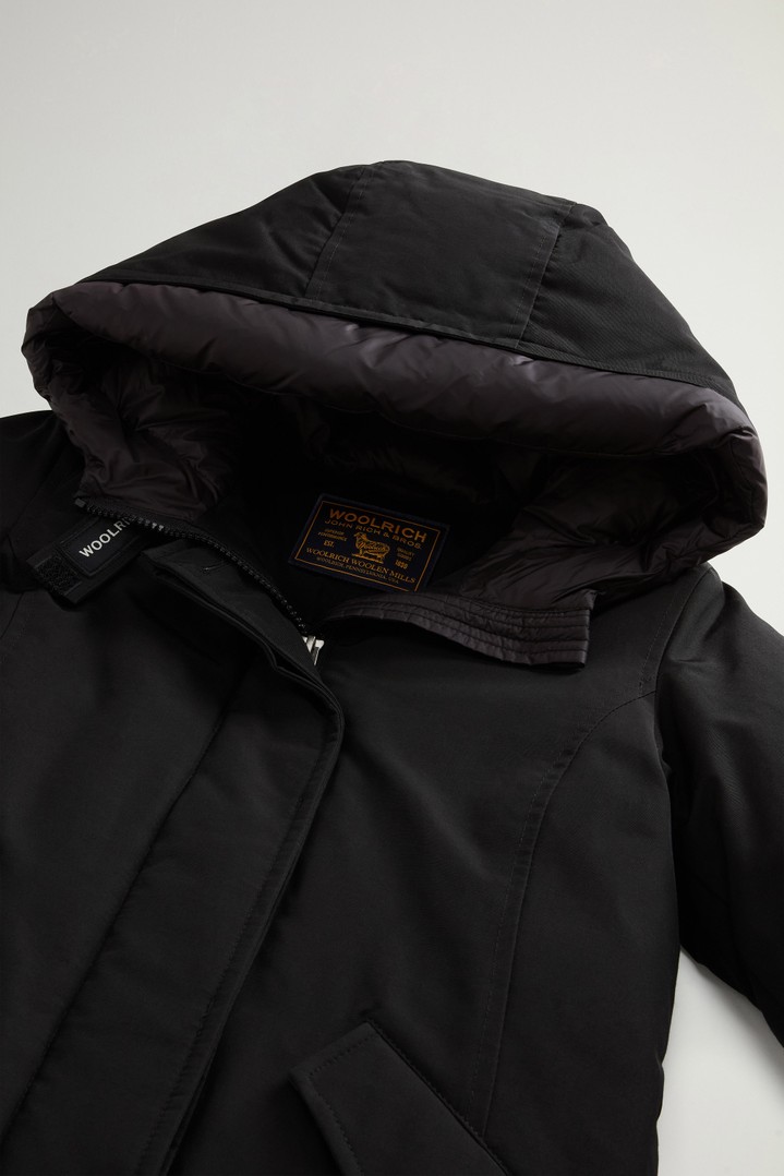 Girls' Arctic Parka Cloth in Ramar Black photo 3 | Woolrich