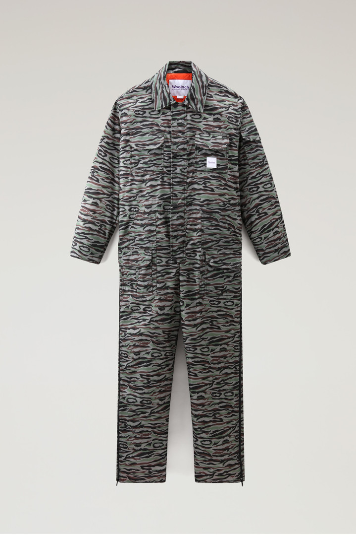 Jumpsuit with Shadowbark Camo Print - Serving the People / Woolrich Green photo 1 | Woolrich