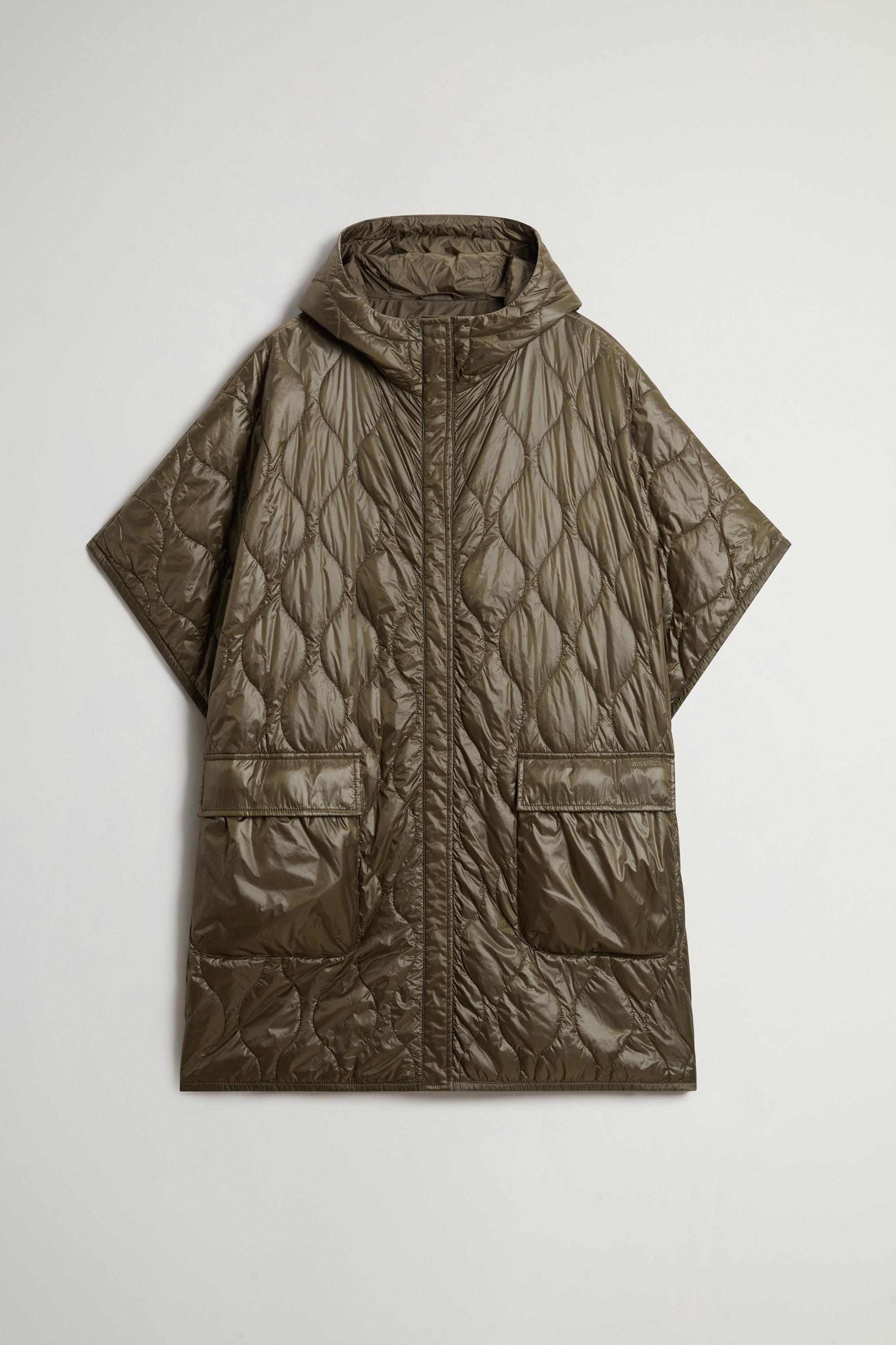 Quilted Cape in Urban Light Nylon Green photo 5 | Woolrich