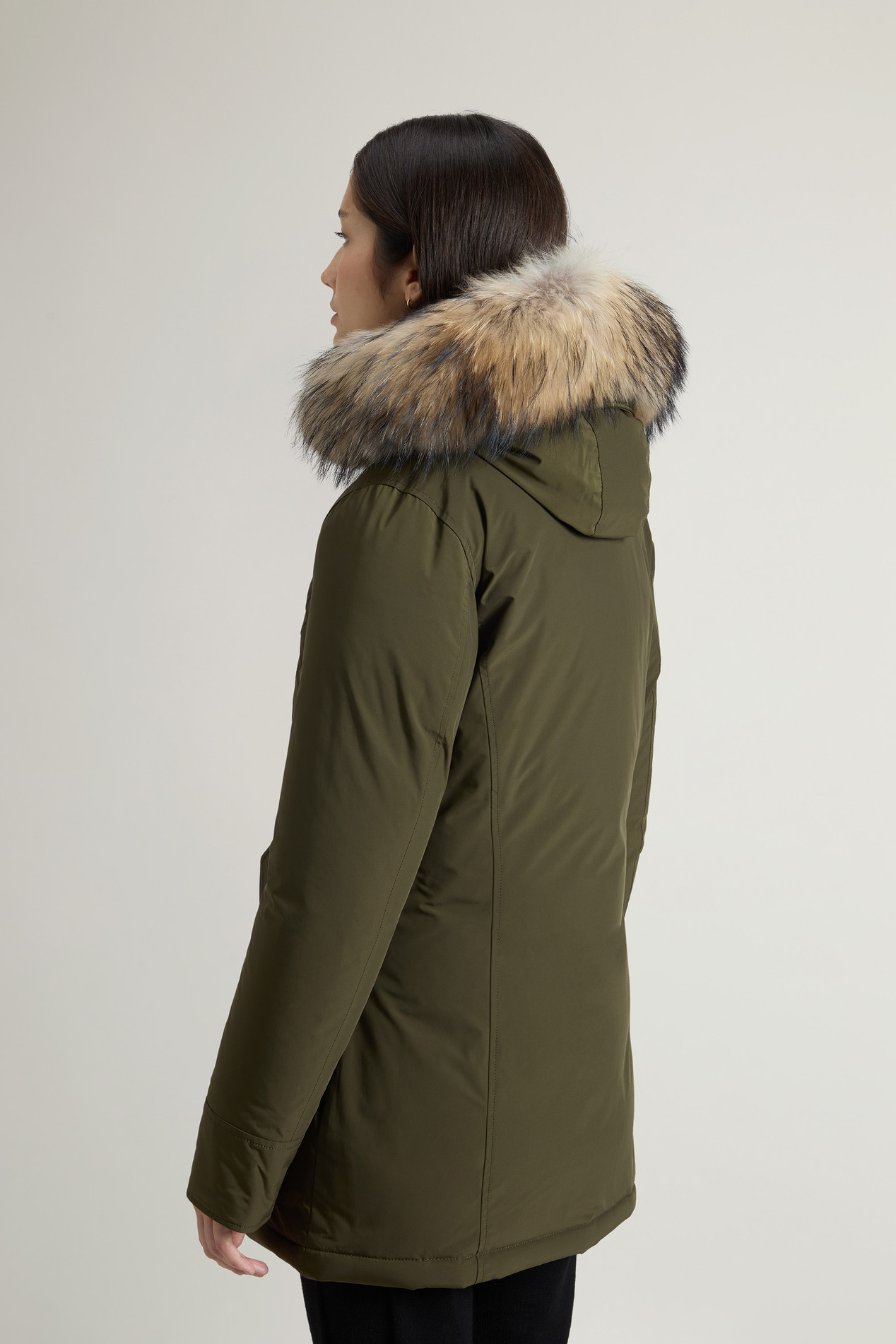 Arctic Parka in Urban Touch with Detachable Fur Green photo 3 | Woolrich