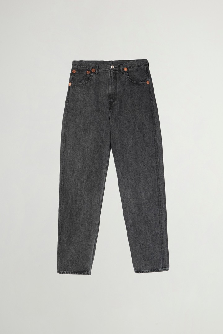 SELVEDGE DENIM HIGH WAIST PANTS Gray photo 1 | Woolrich