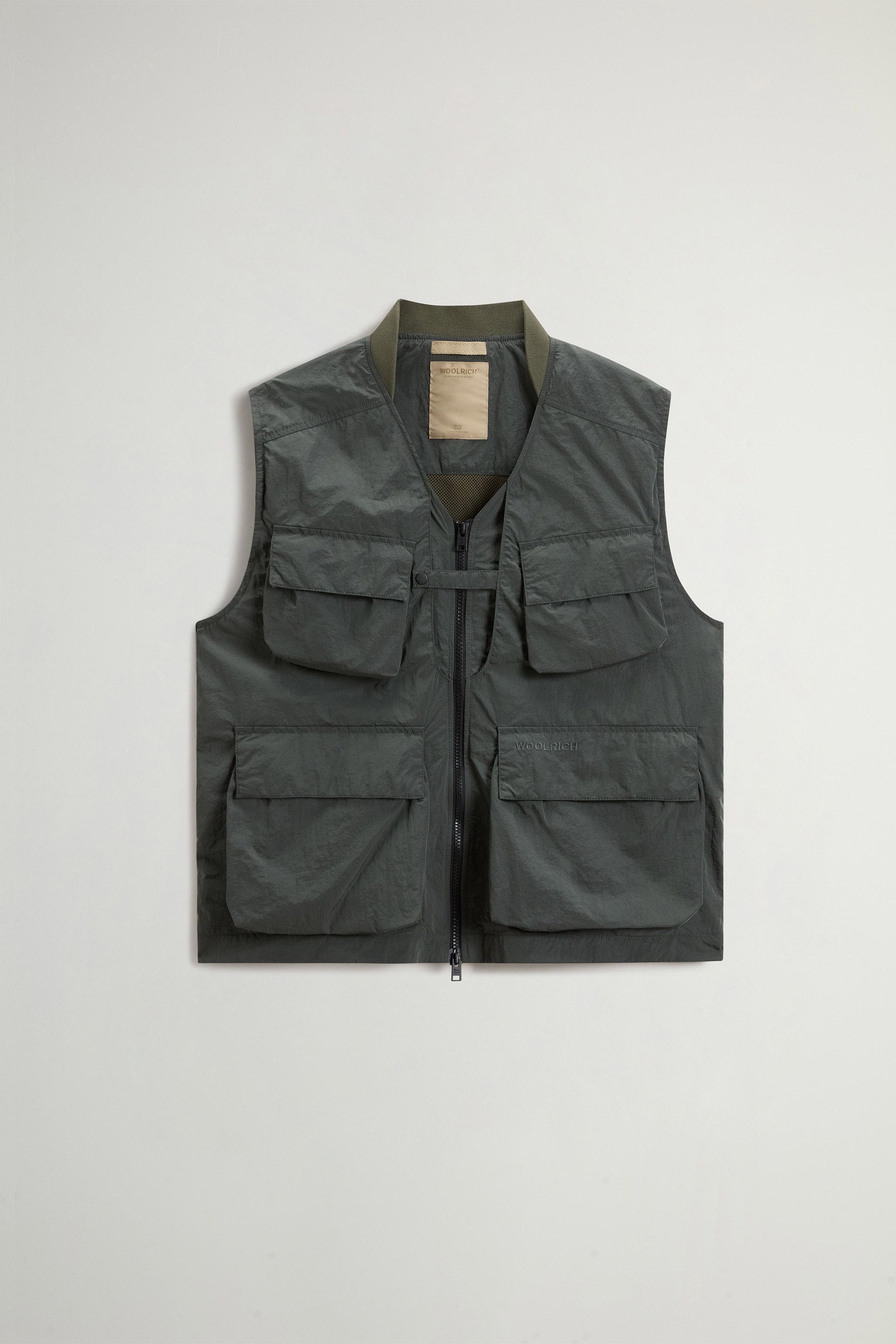 Vest in Olmetex Nylon Green photo 5 | Woolrich