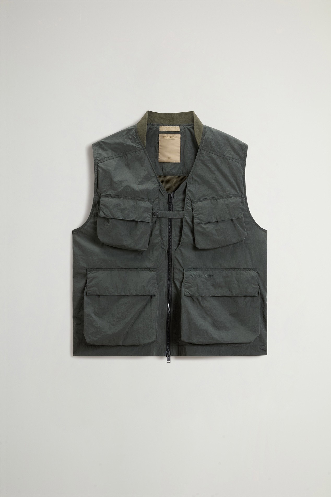 Vest in Olmetex Nylon Green photo 5 | Woolrich