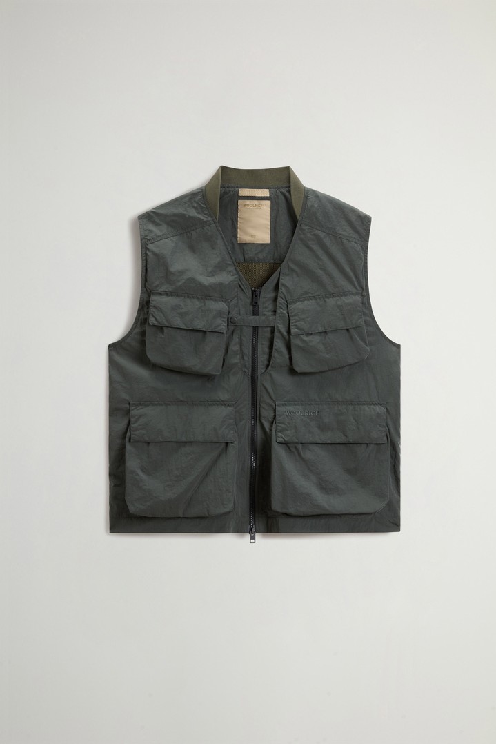 Vest in Olmetex Nylon Green photo 5 | Woolrich