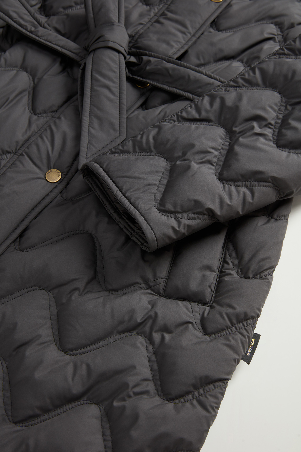 Quilted Microfiber Heritage Parka Black photo 7 | Woolrich