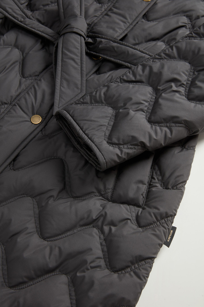 Quilted Microfiber Heritage Parka Black photo 7 | Woolrich