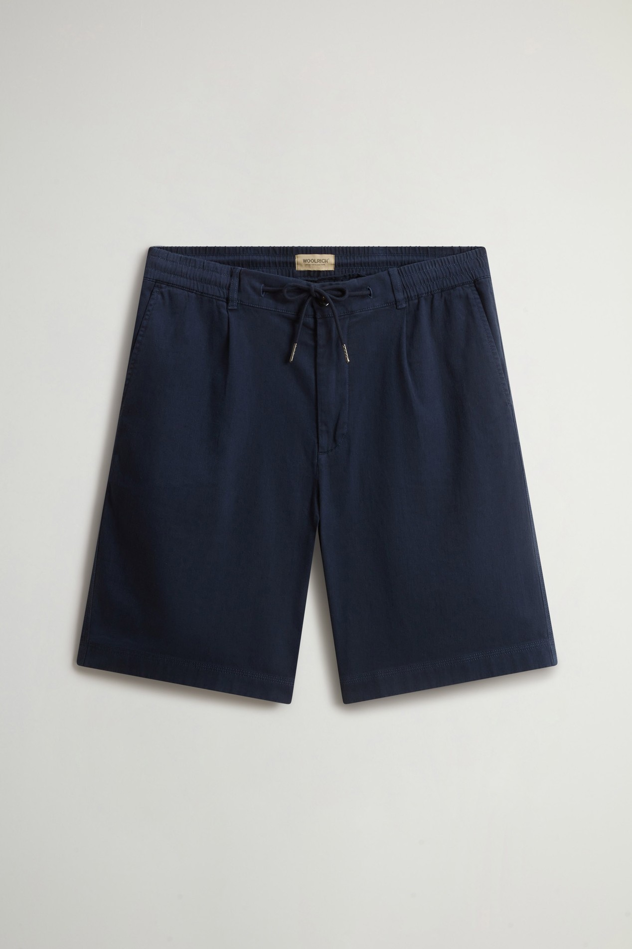 LINEN BLEND MILTON SHORT GD Blue photo 3 | Woolrich