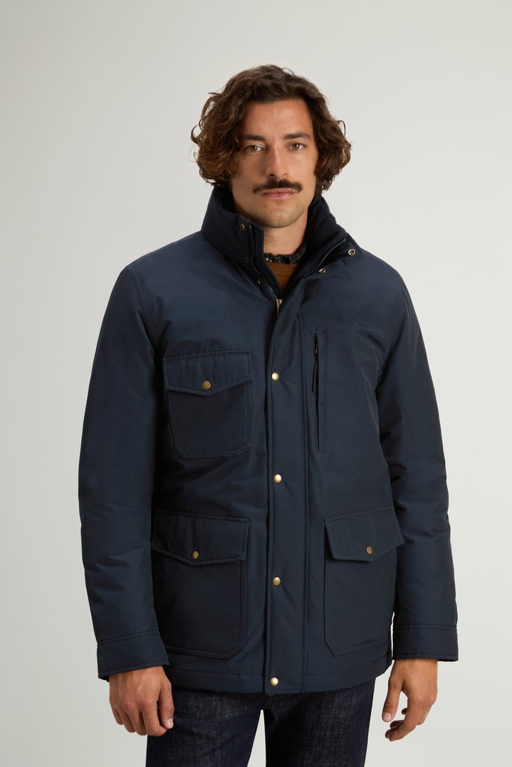 Mountain Jacket in Ramar Cloth Blue photo 1 | Woolrich
