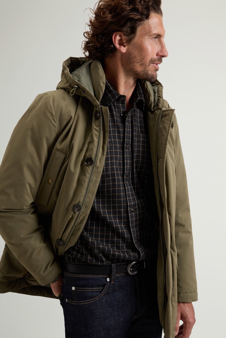 MOUNTAIN CLOTH PARKA Vert photo 4 | Woolrich