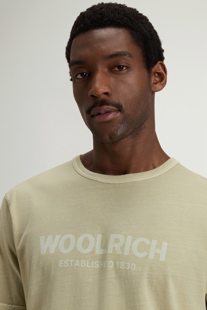 LIGHT GD T-SHIRT Beige photo 4 | Woolrich