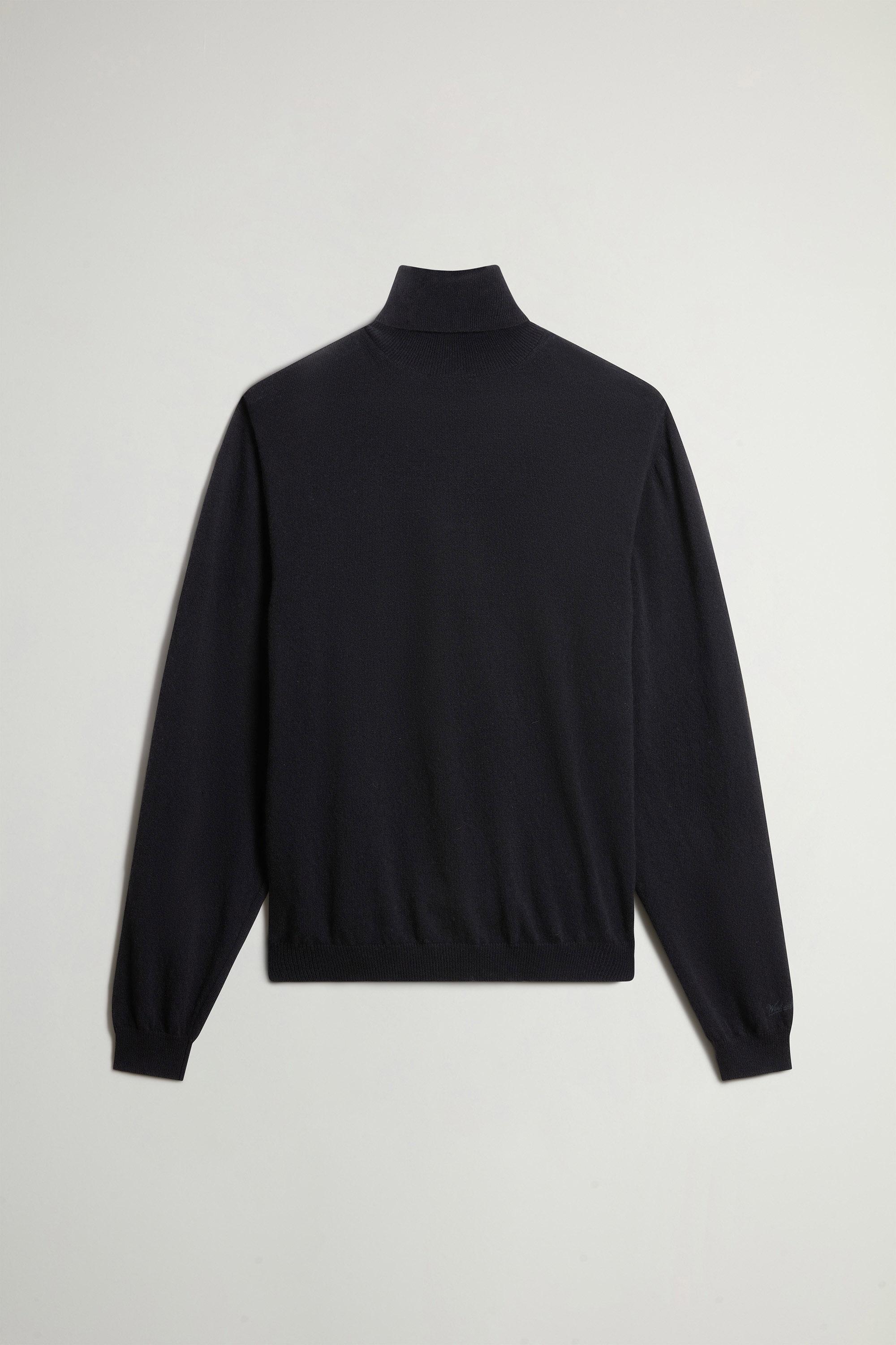 LAMBSWOOL TURTLENECK GG18 Zwart photo 5 | Woolrich