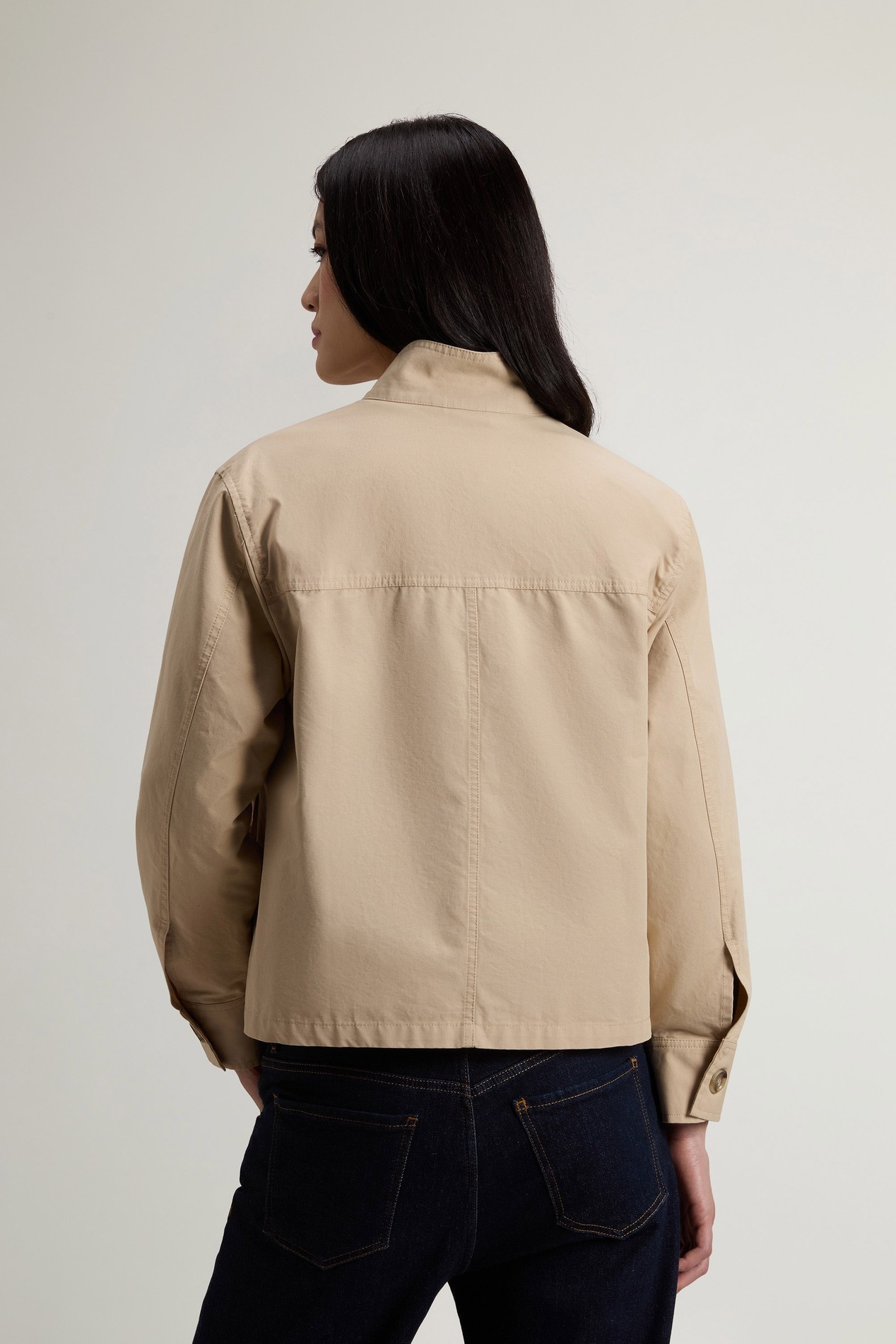 CANVAS FIELD OVERSHIRT Beige photo 3 | Woolrich
