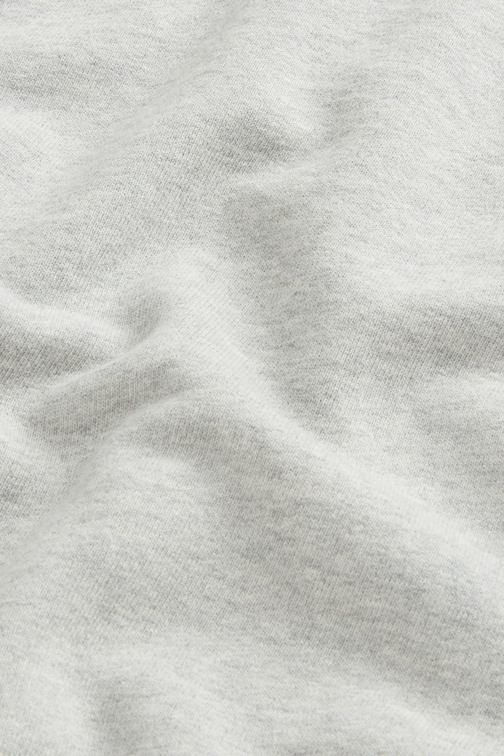 LOGO CREWNECK Gray photo 3 | Woolrich