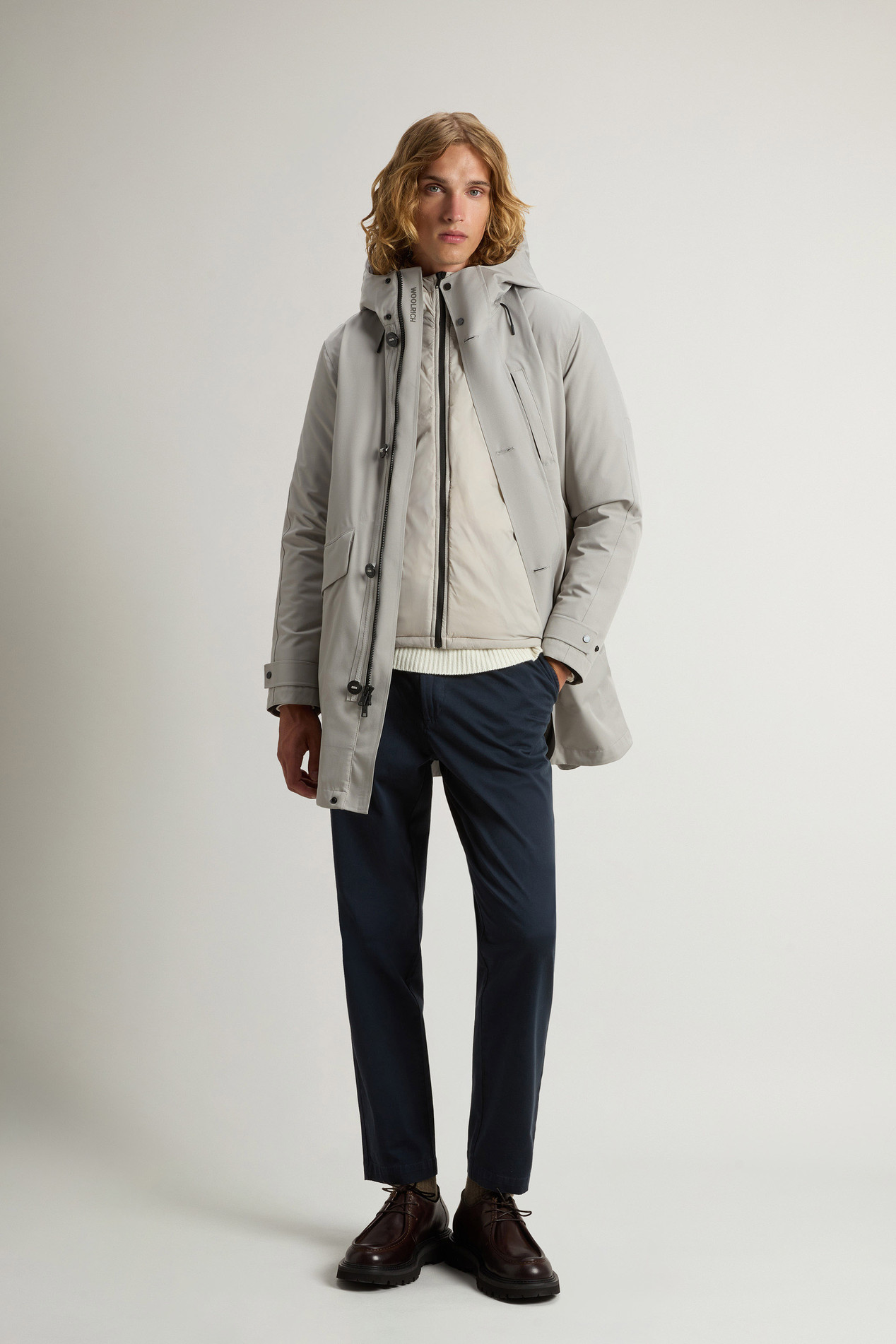 3-in-1 Weaver Coat with Reversible Inner Jacket Gray photo 2 | Woolrich