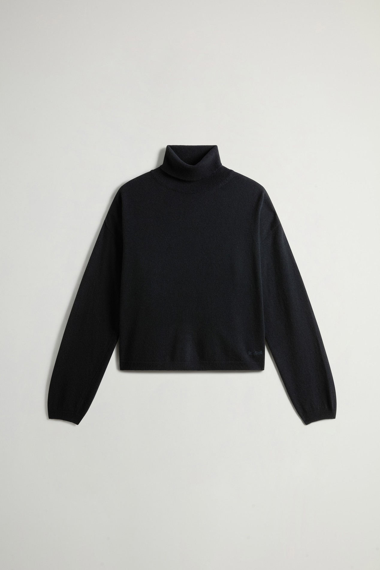 Sweater in Wool and Cashmere Blend Black photo 5 | Woolrich