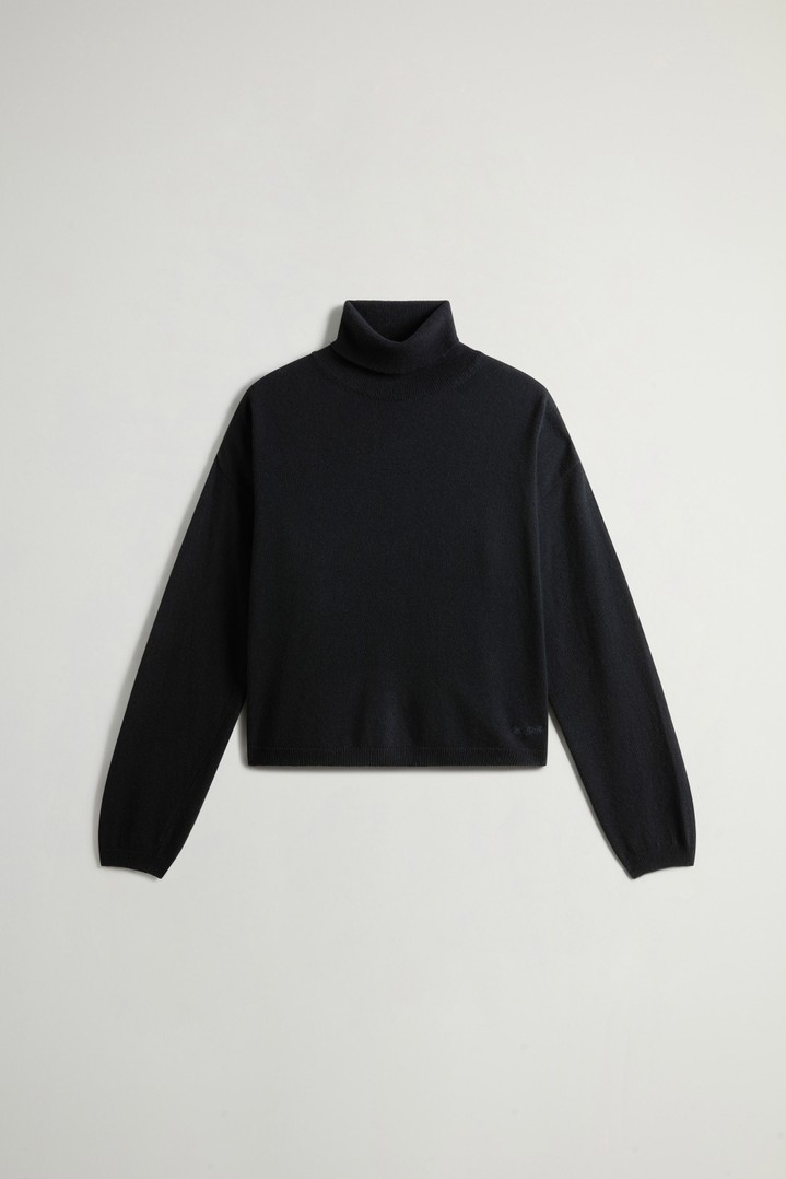 Sweater in Wool and Cashmere Blend Black photo 5 | Woolrich