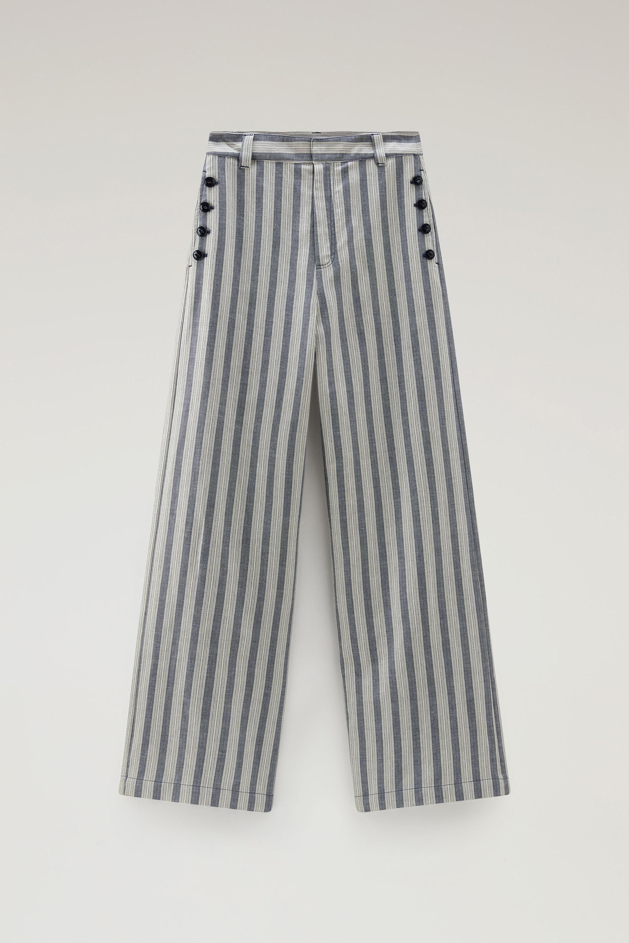 Marine Pants in Cotton-Linen Blend Multicolor photo 1 | Woolrich
