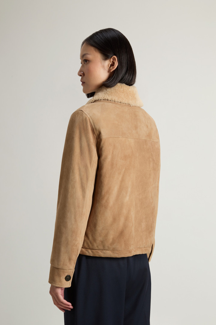 Padded Suede Jacket Beige photo 3 | Woolrich