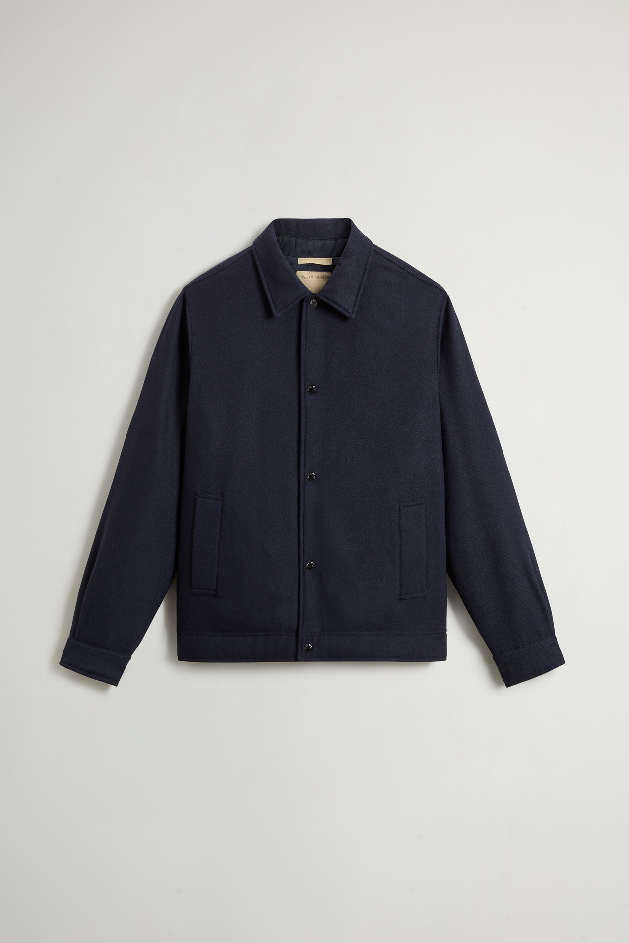 Keating Overshirt in Recycled Italian Wool Blend Blue photo 5 | Woolrich