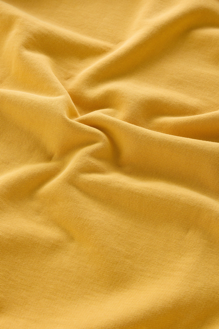 1830 Pure Cotton Hoodie Yellow photo 4 | Woolrich
