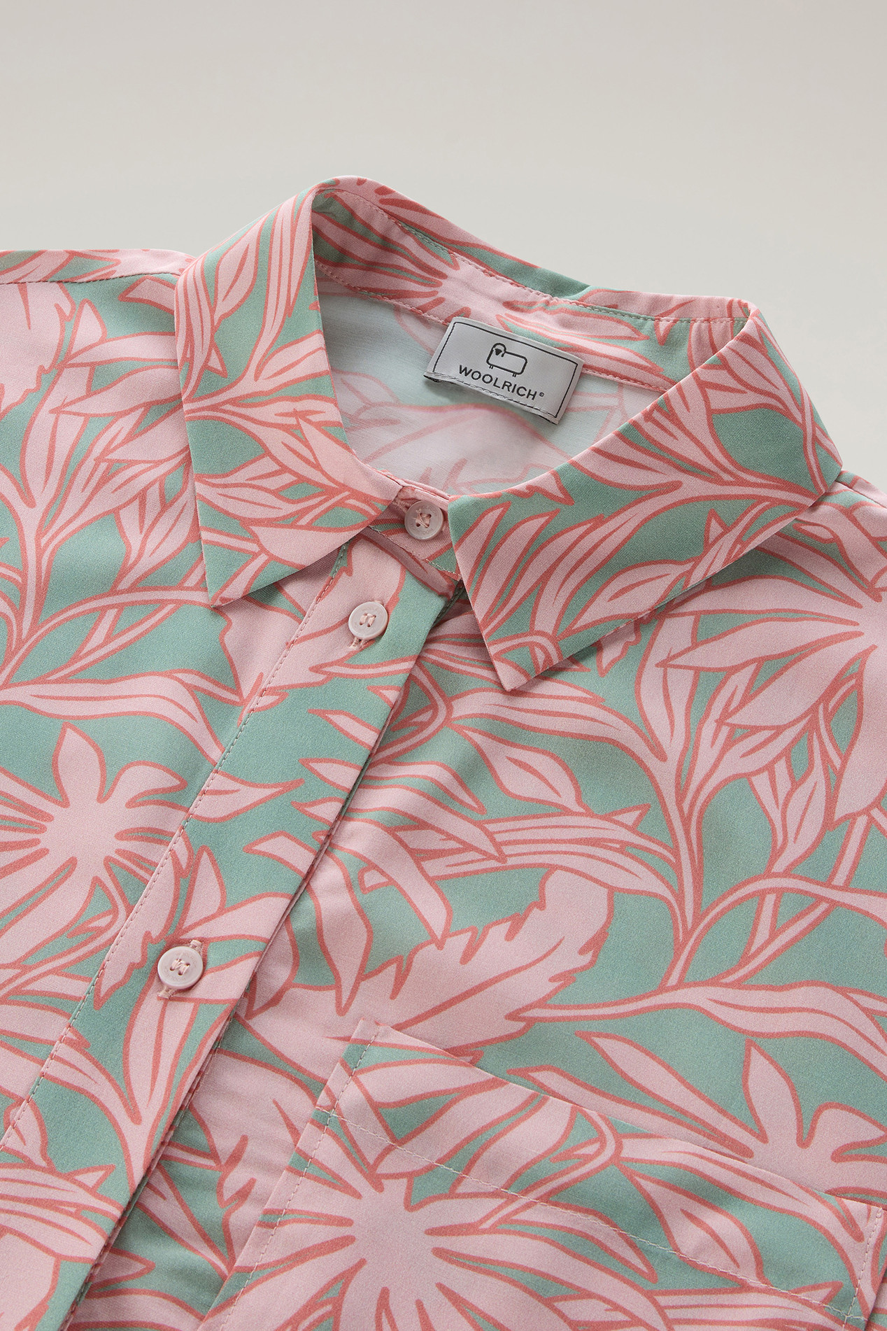 PRINTED FLUID SHIRT Pink photo 2 | Woolrich