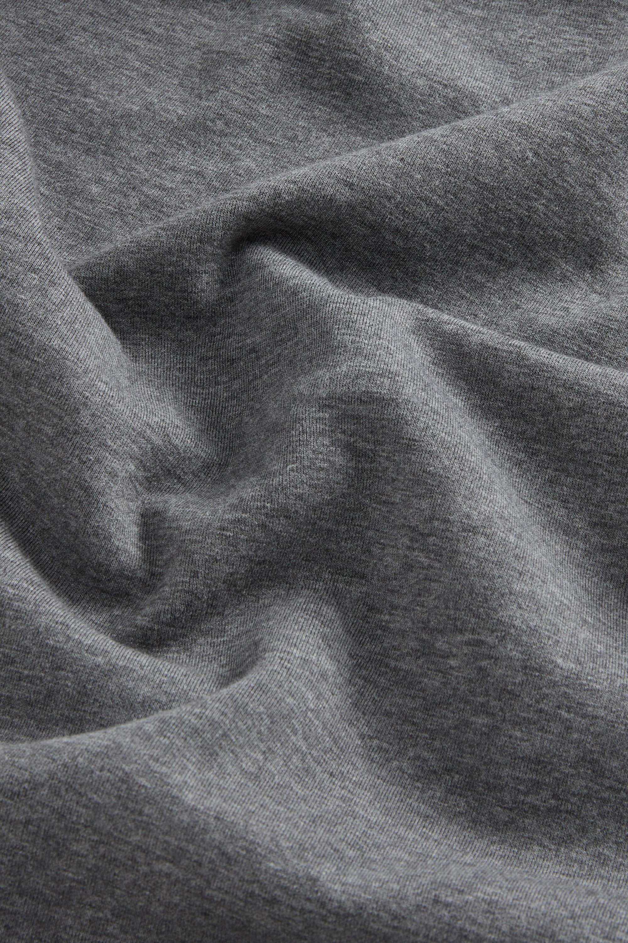 Hooded Sweatshirt in Cotton-Blend Interlock Gray photo 2 | Woolrich
