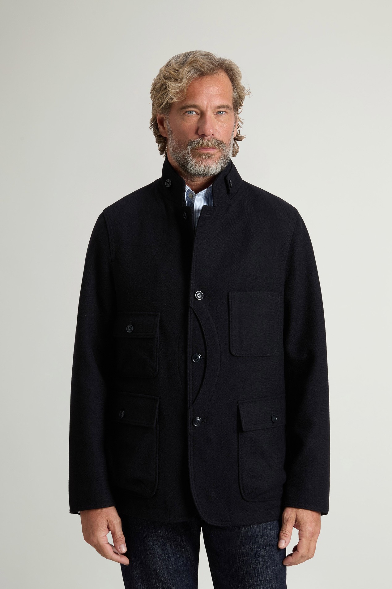 Upland Blazer in Wool Blend Blue photo 1 | Woolrich