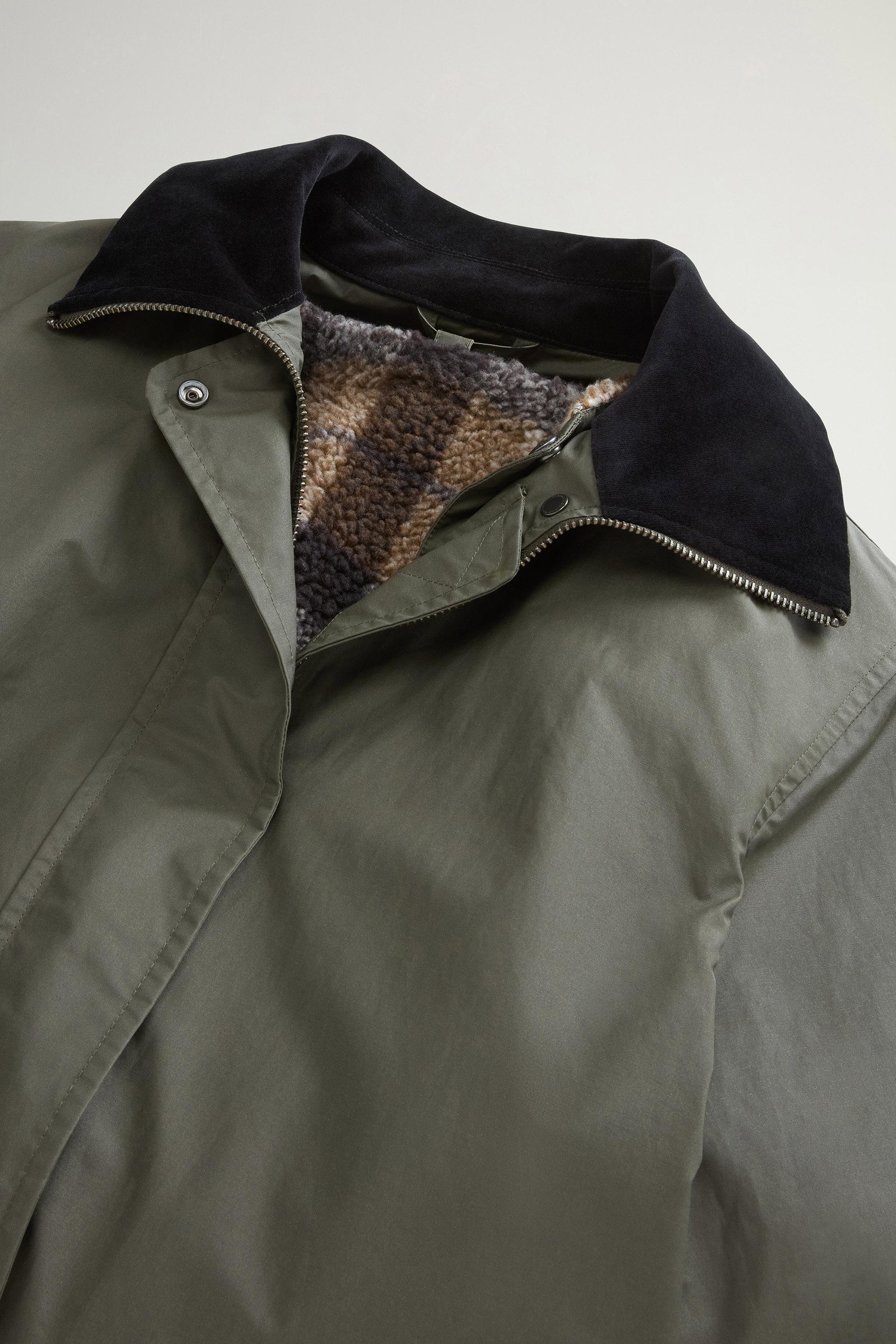 3-in-1-Mantel aus gewachster Wollmischung Grün photo 7 | Woolrich
