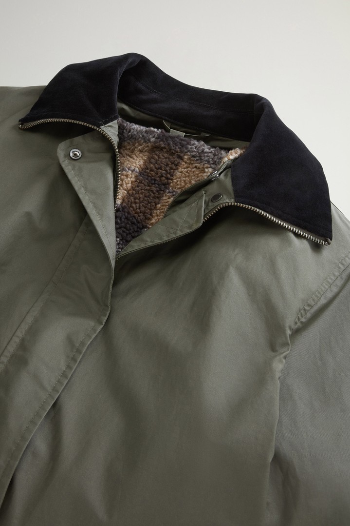 3-in-1-Mantel aus gewachster Wollmischung Grün photo 7 | Woolrich