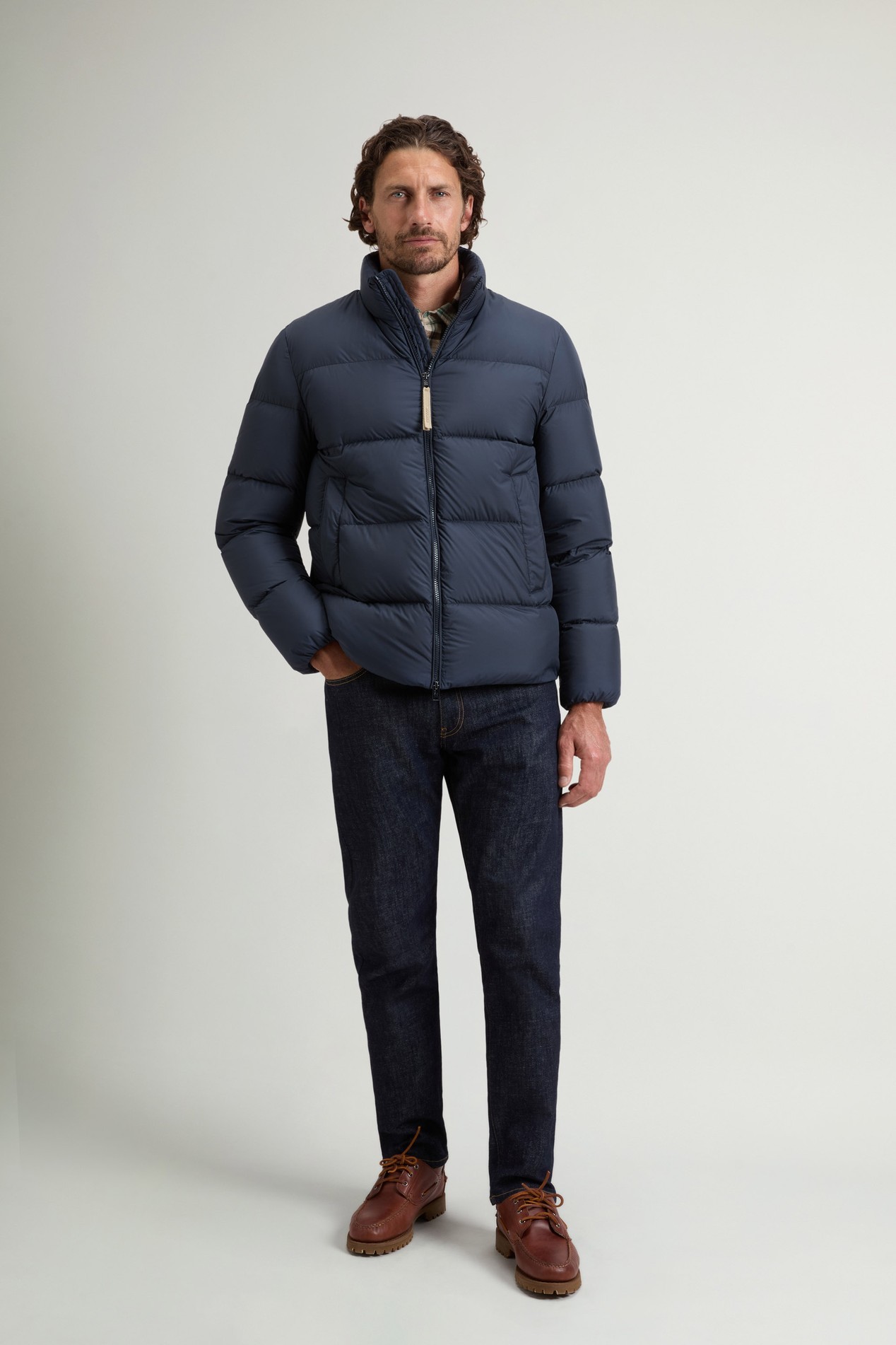 Daunenjacke Cloud aus Mikrofaser Blau photo 4 | Woolrich