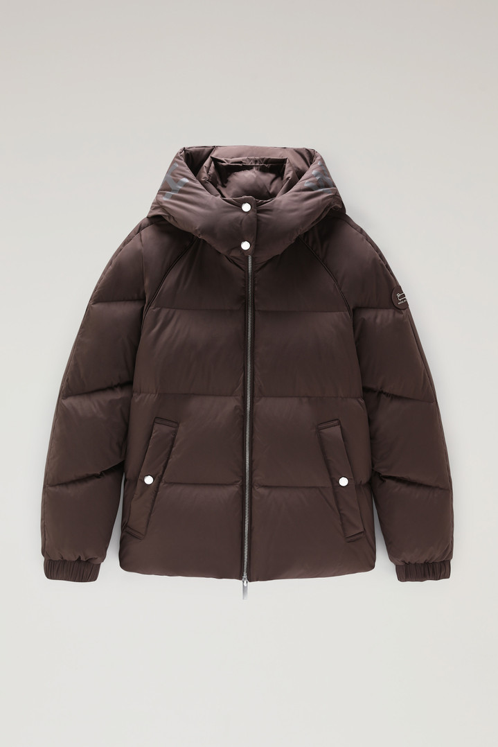 Alsea Short Down Jacket with Detachable Hood Brown photo 1 | Woolrich