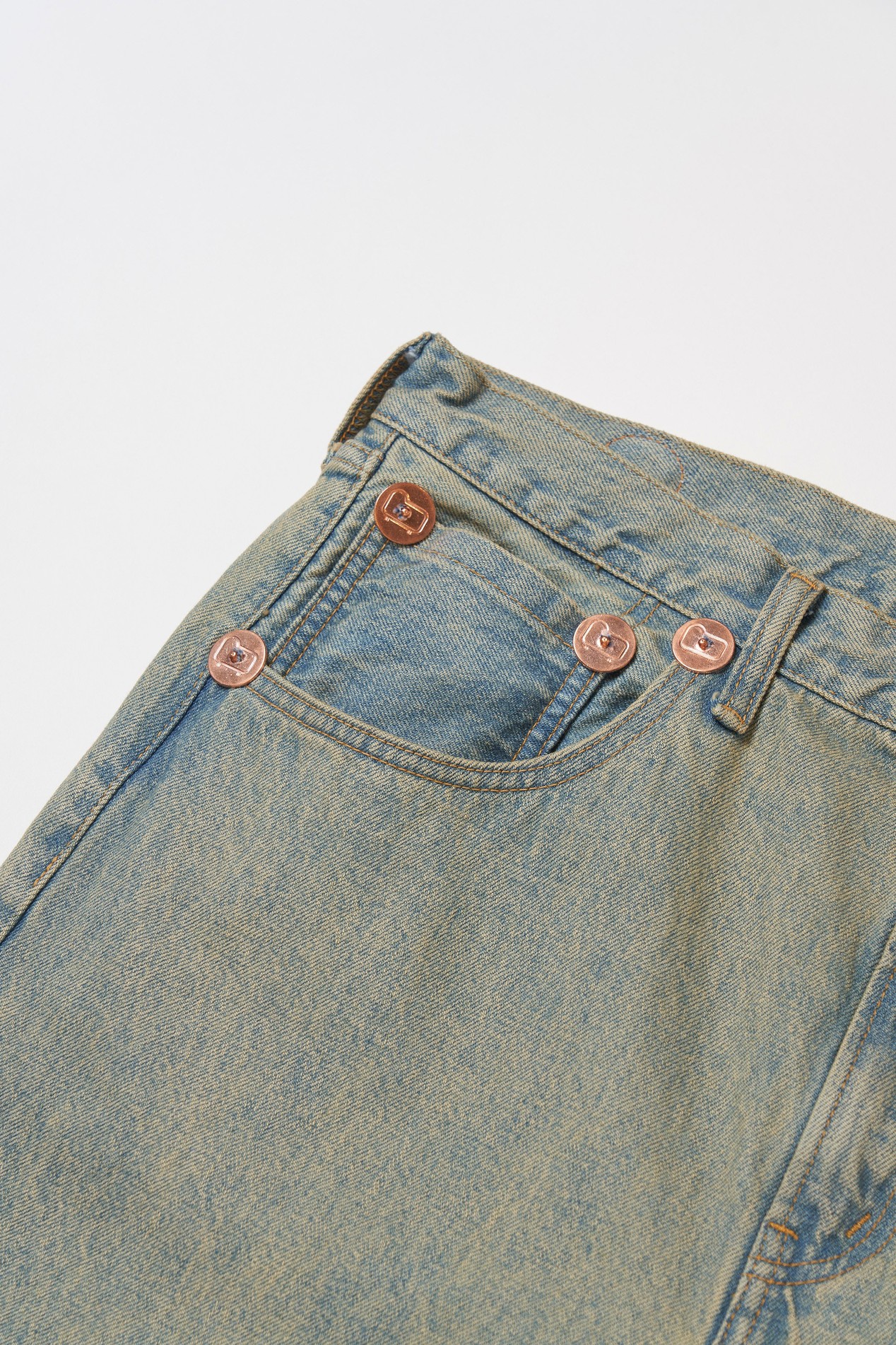 SELVEDGE DENIM HIGH WAIST PANTS Blue photo 4 | Woolrich
