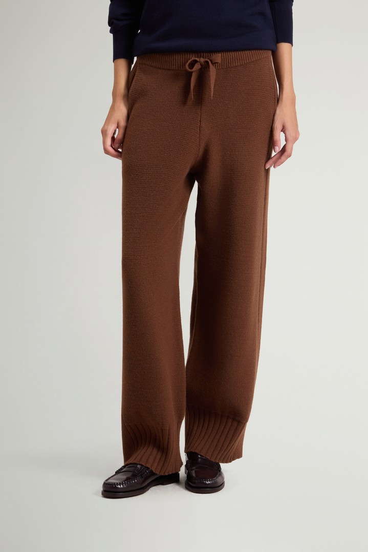 Pants in Virgin Wool and Cashmere Brown photo 1 | Woolrich
