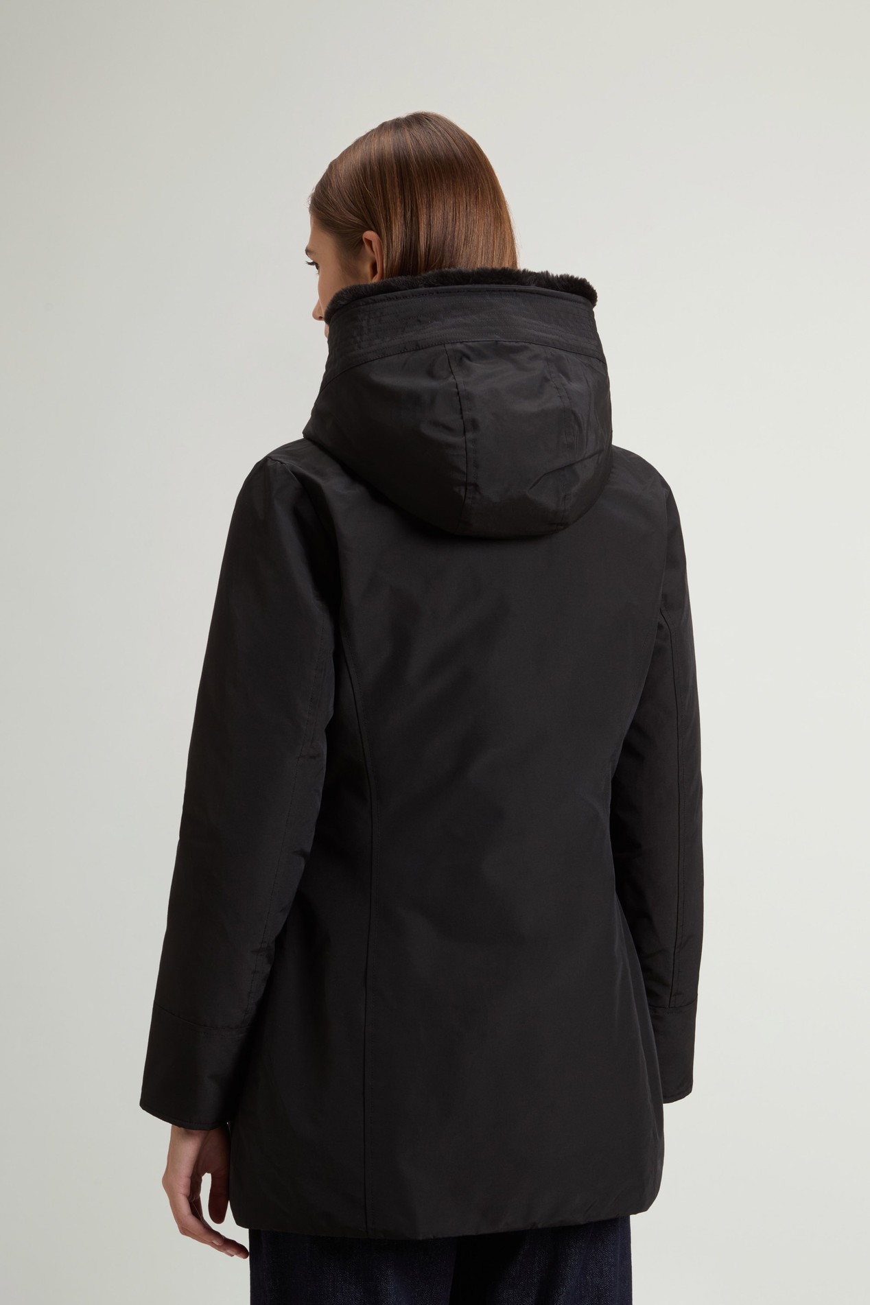 BOULDER FAUX FUR PARKA Black photo 3 | Woolrich