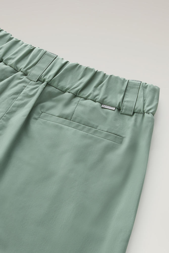 POPLIN PANT Green photo 4 | Woolrich