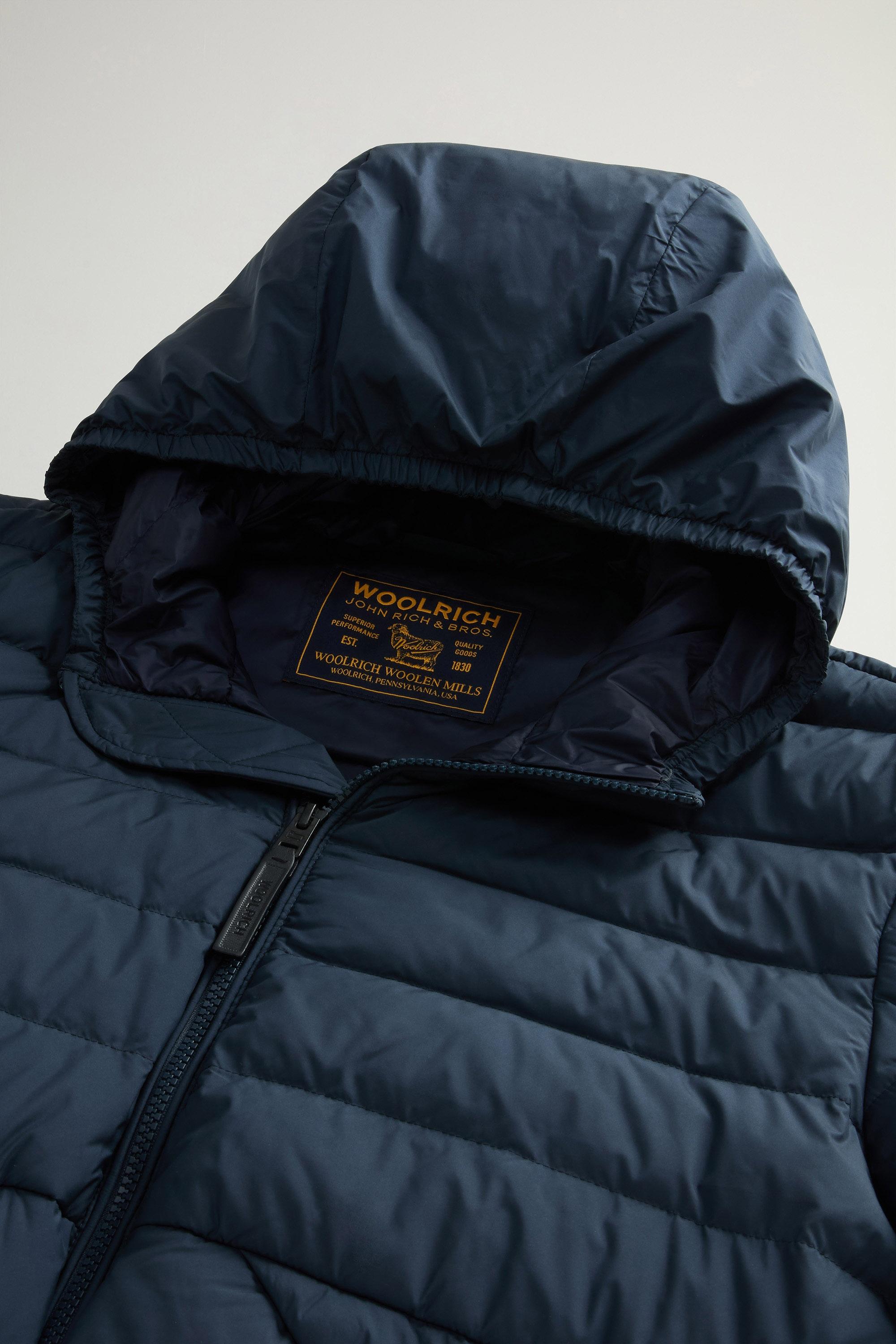 Quilted Jacket in Lightweight Microfiber Blue photo 6 | Woolrich