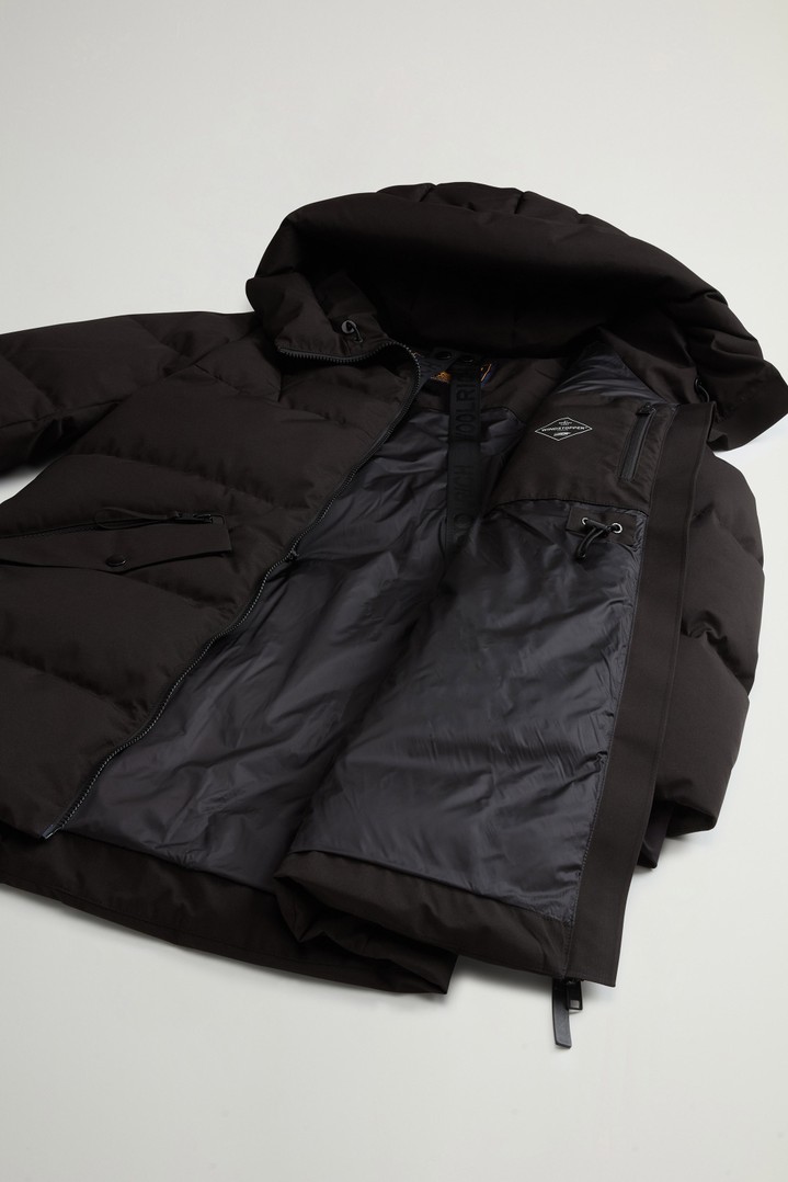 Quilted Parka in WINDSTOPPER® by GORE-TEX® Fabric Black photo 8 | Woolrich