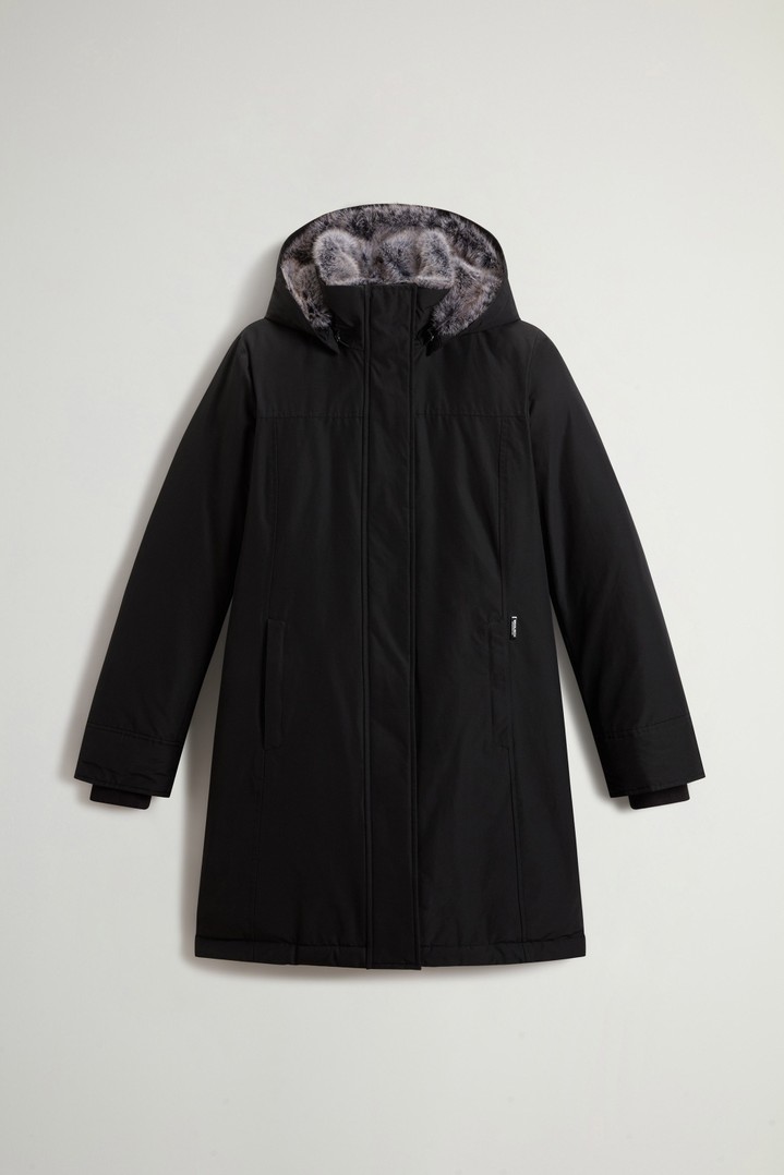 Boulder Coat with Faux Fur Insert Black photo 5 | Woolrich