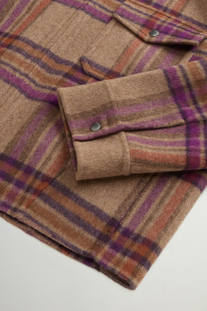 Jacket in Double-Face Wool Blend Brown photo 3 | Woolrich