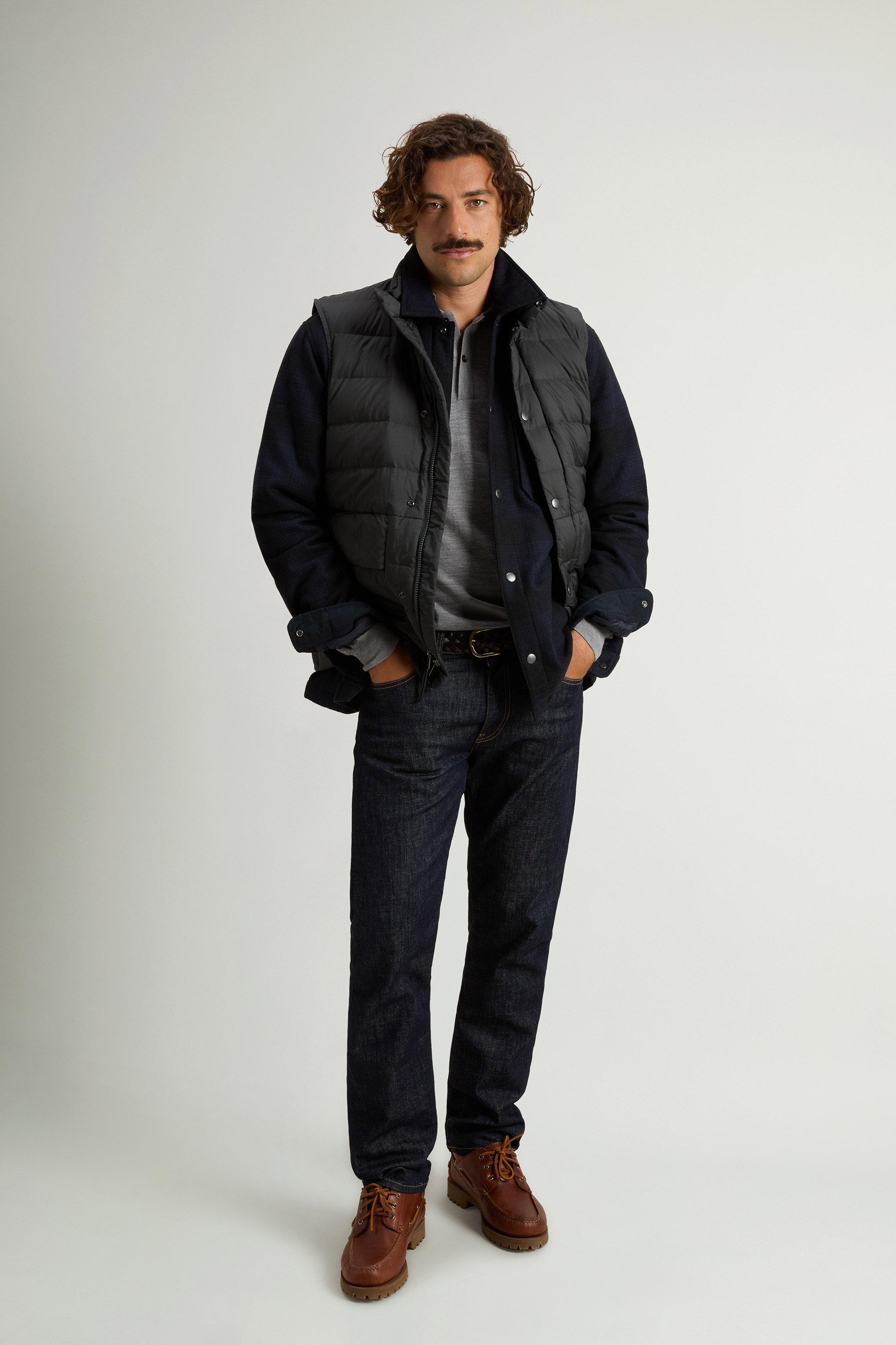 Veste sans manches matelassée Bering en nylon crinkle Gris photo 1 | Woolrich