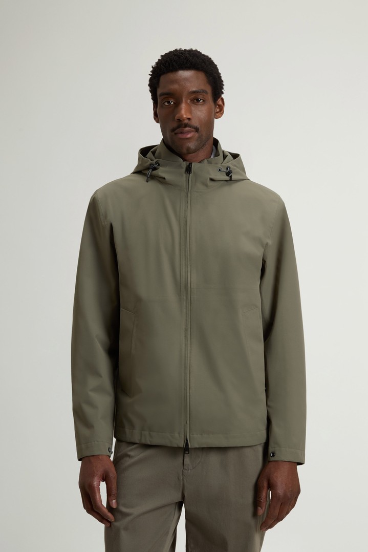 Pacific Jacket in Two-Layered Fabric Green photo 1 | Woolrich